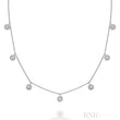Halo Diamond Stations Necklace