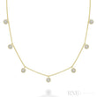 Halo Diamond Stations Necklace