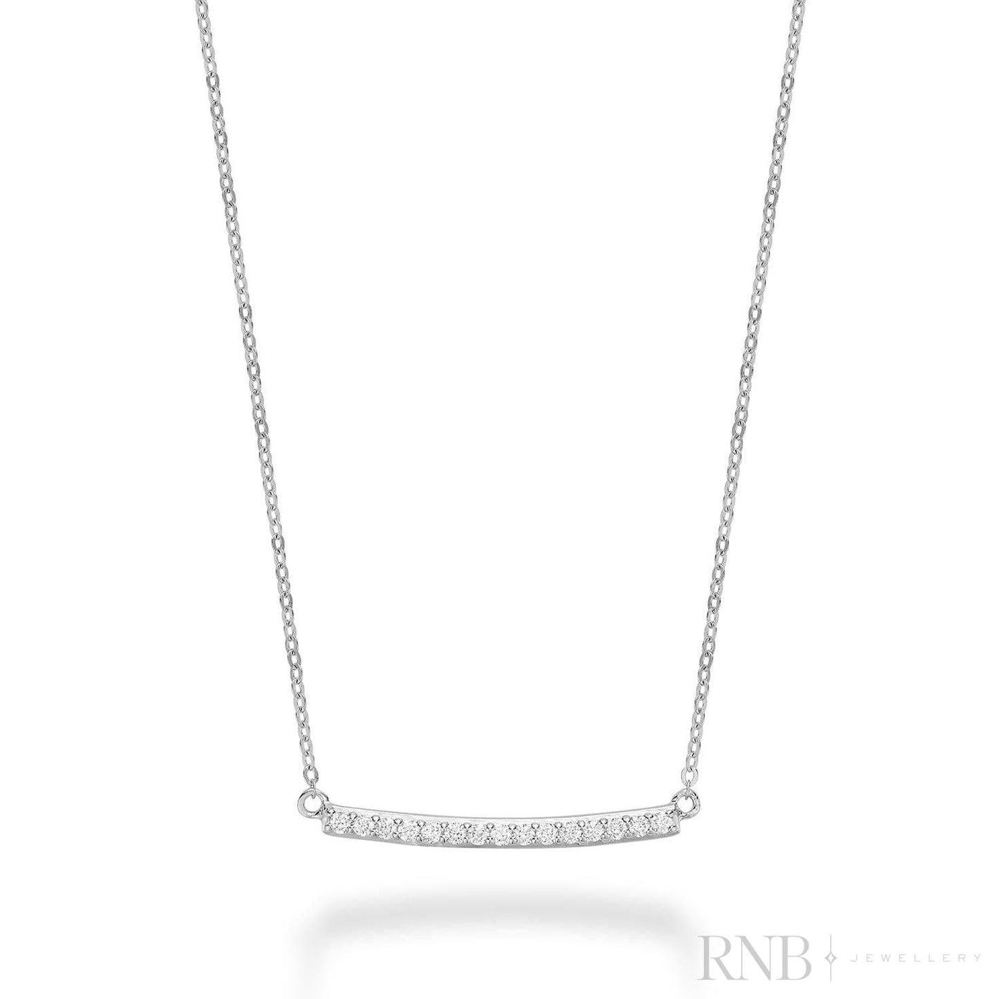 Bar Diamond Necklace