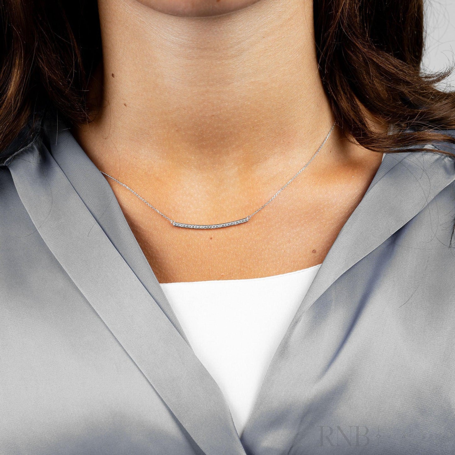 Bar Diamond Necklace