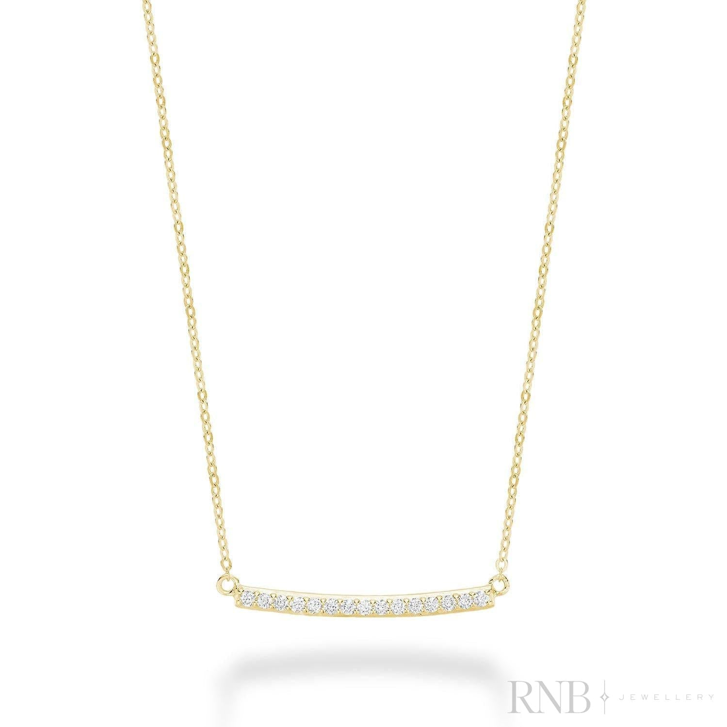 Bar Diamond Necklace