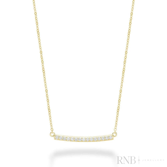 Bar Diamond Necklace