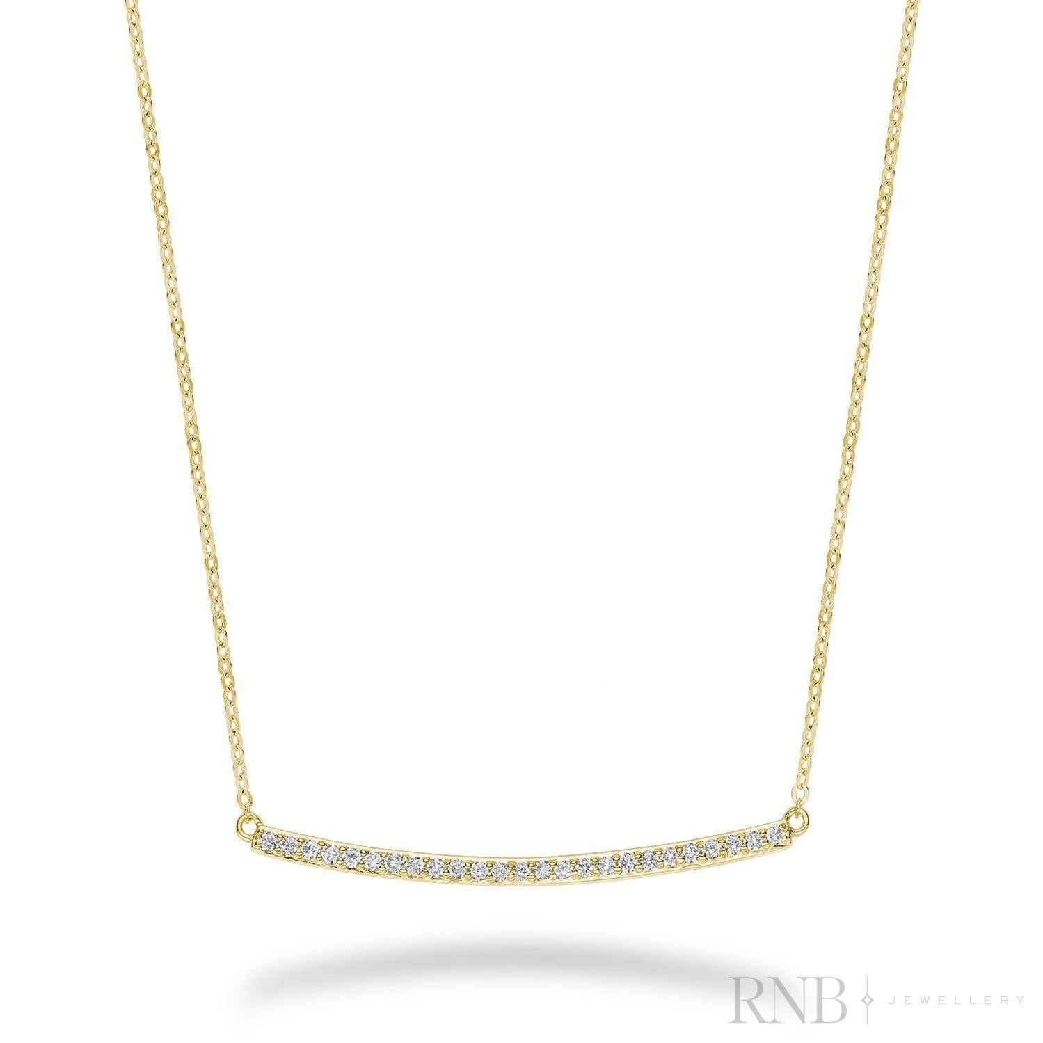 Bar Diamond Necklace