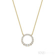 Circle Diamond Necklace-RNB Jewellery