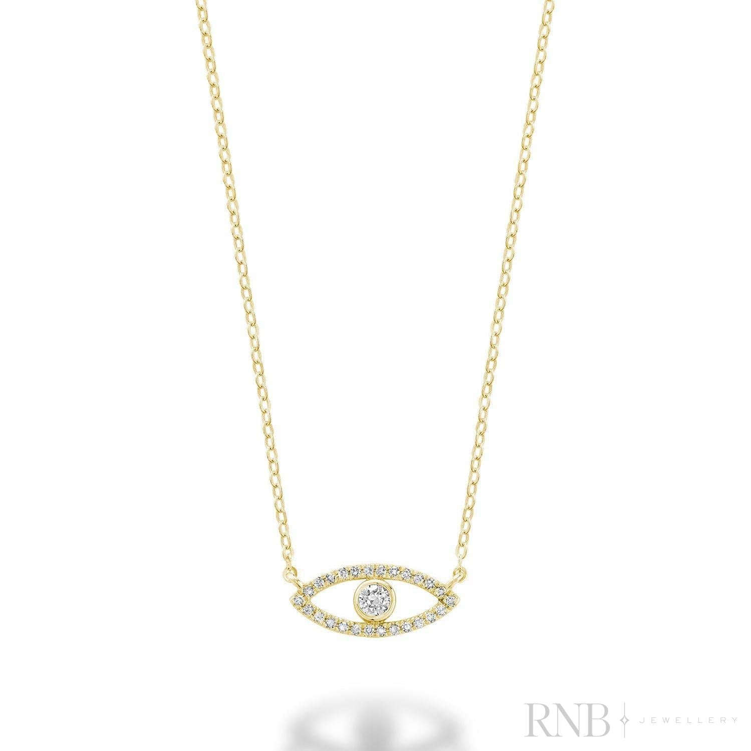 Evil Eye Diamond Necklace