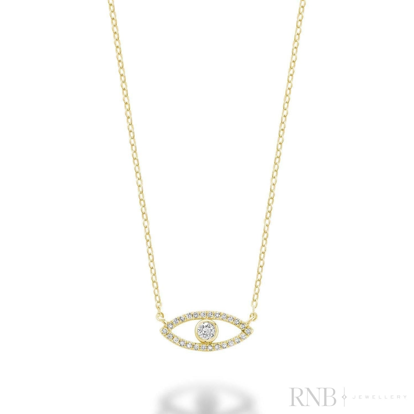 Evil Eye Diamond Necklace