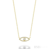 Evil Eye Diamond Necklace