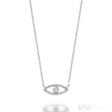 Evil Eye Diamond Necklace