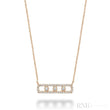 Trinity Bar Diamond Necklace