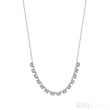 Diamond Baguette Necklace