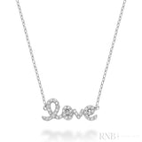 Mini "LOVE" Diamond Necklace