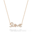 Mini "LOVE" Diamond Necklace