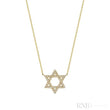 Medium Star Of David Diamond Necklace
