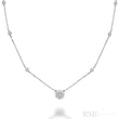 Cluster with Diamond By the Yard Necklace