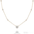 Cluster with Diamond By the Yard Necklace