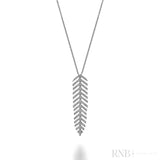 Leaf Diamond Necklace-RNB Jewellery