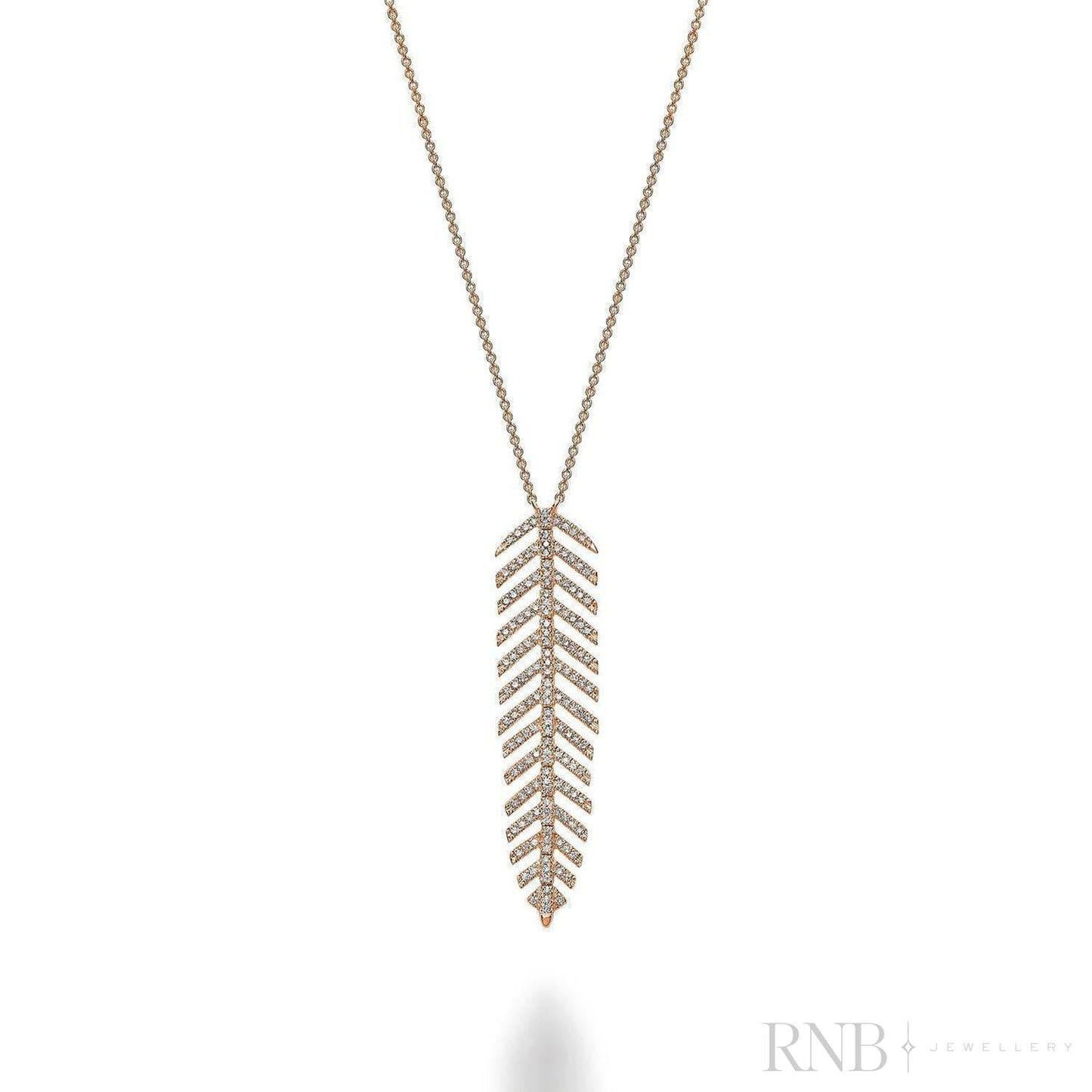 Leaf Diamond Necklace