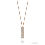 Pave Plate Diamond Necklace