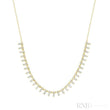 Cleopatra Baguette & Round Diamond Necklace