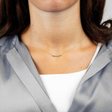 Bar Bezel Diamond Necklace