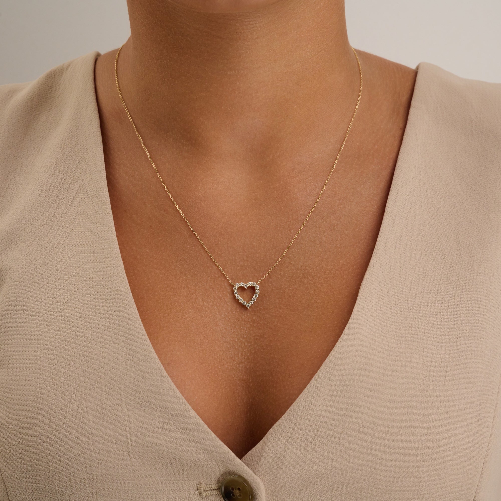 Diamond Heart Necklace