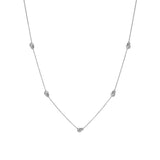Interlocking Station Diamond Necklace