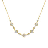 Clover Miligrain Empress Necklace