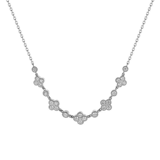 Clover Miligrain Empress Necklace