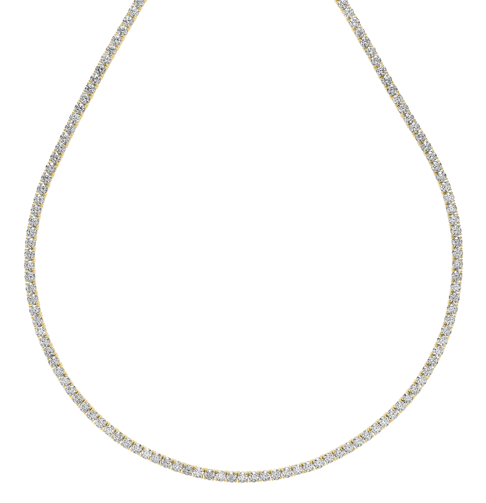 Lab Grown Tennis Necklace