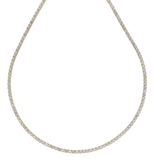 Lab Grown Tennis Necklace