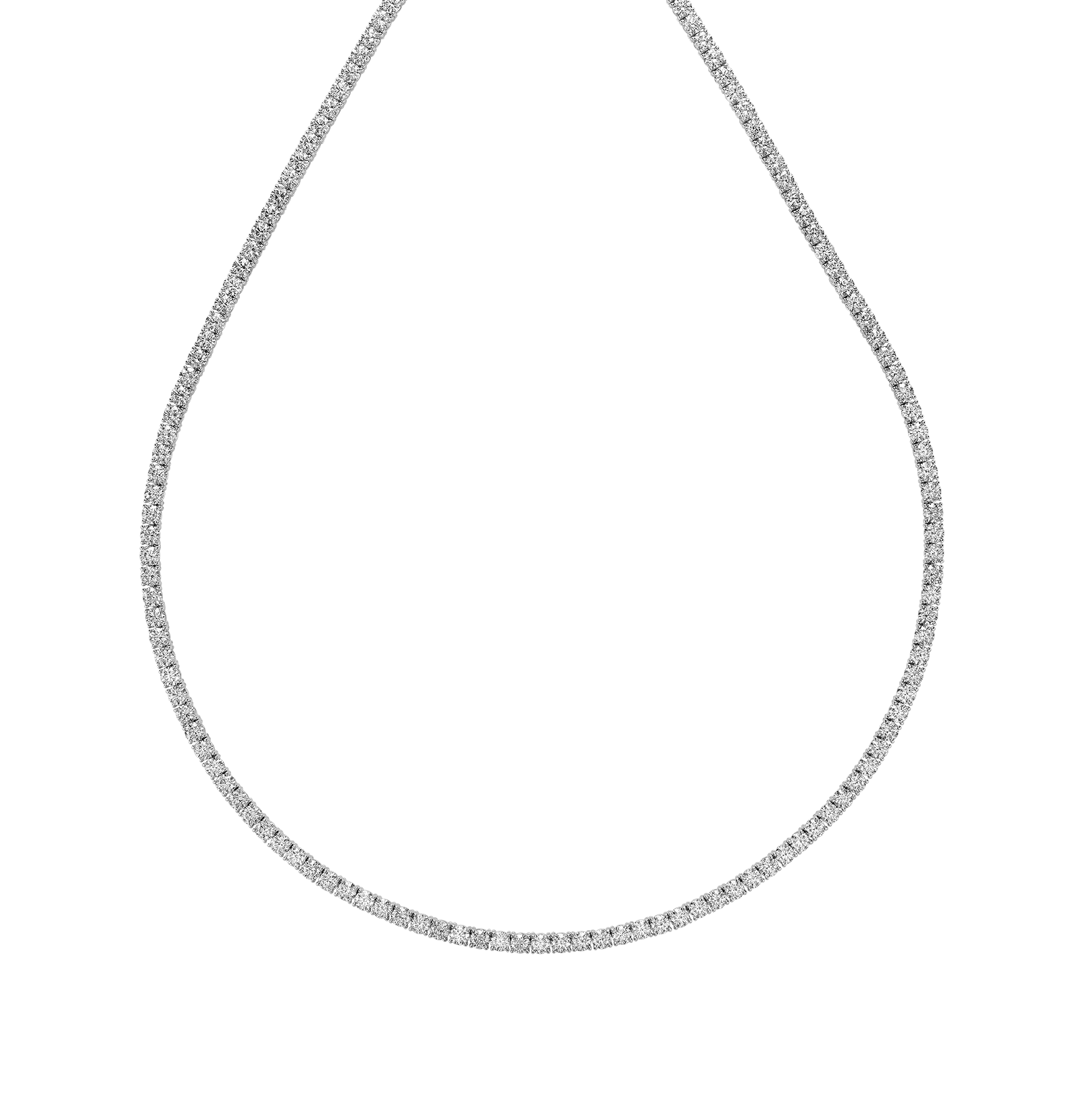 Lab Grown Tennis Necklace