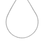 Lab Grown Tennis Necklace