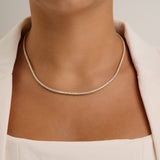 Lab Grown Tennis Necklace
