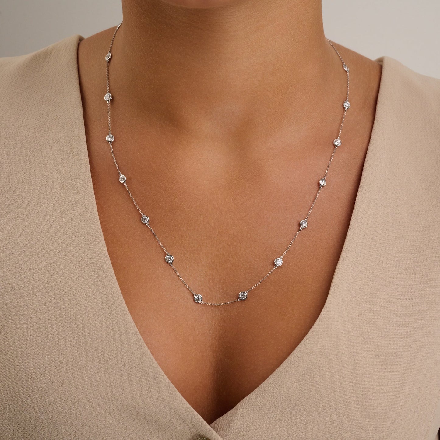 Lab Grown Diamond Necklace