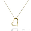 Slanted Heart Diamond Pendant-RNB Jewellery