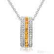 Precious Stone & Diamond Pendant