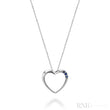 Heart Trinity Precious Stone Pendant-RNB Jewellery