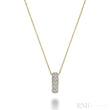 Pave Bar Diamond Pendant-RNB Jewellery