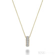Pave Bar Diamond Pendant