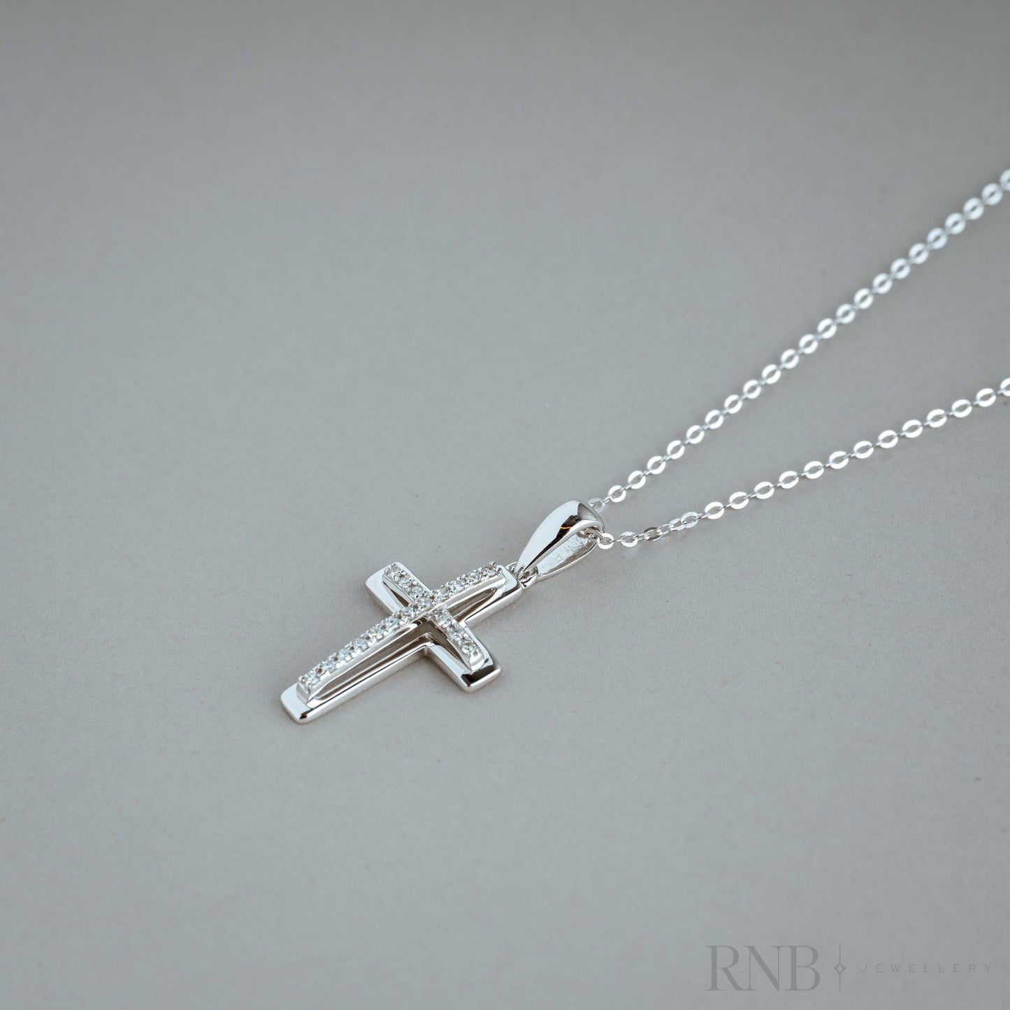 Cross Diamond Pendant-RNB Jewellery