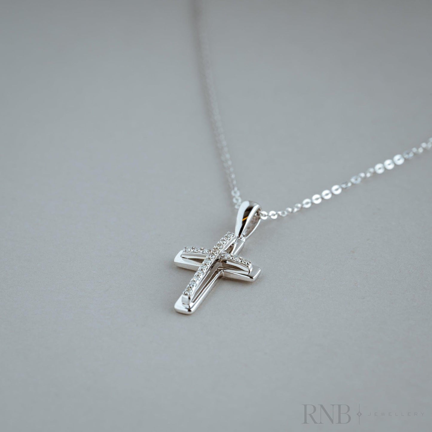Cross Diamond Pendant-RNB Jewellery