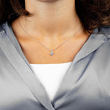 Illusion Setting Diamond Pendant