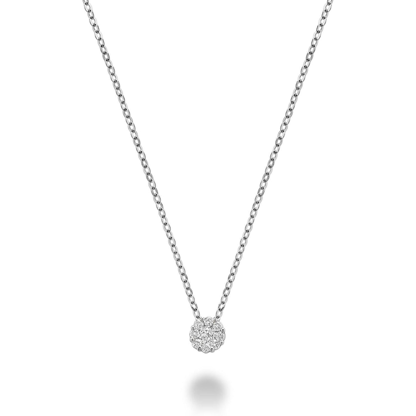 Cluster Diamond Pendant