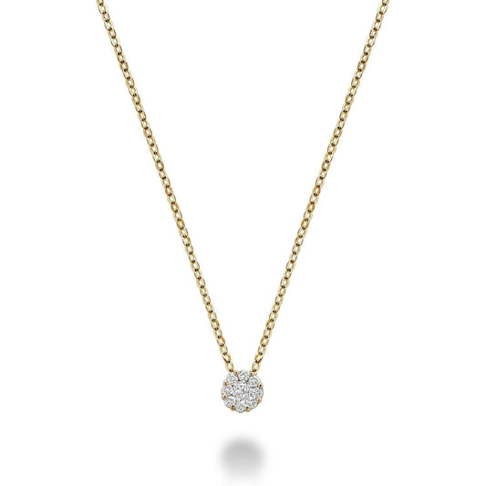 Cluster Diamond Pendant
