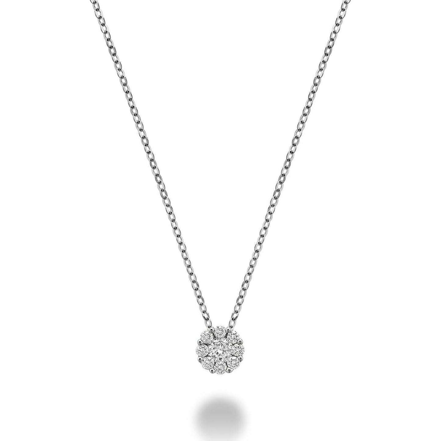 Cluster Diamond Pendant