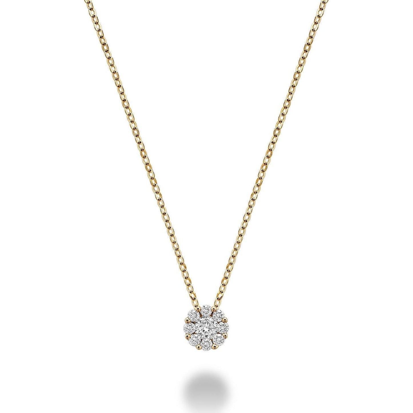 Cluster Diamond Pendant