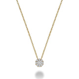 Cluster Diamond Pendant