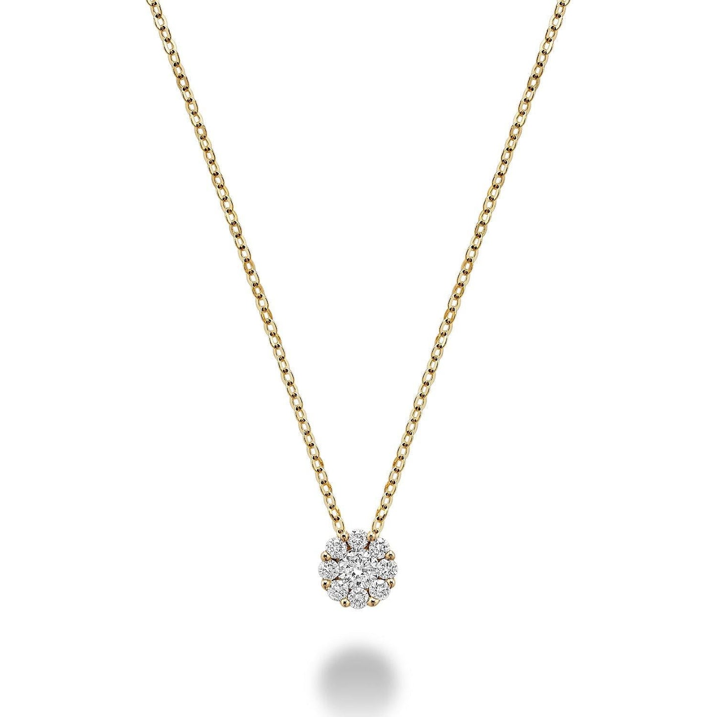 Cluster Diamond Pendant-RNB Jewellery