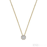 Cluster Diamond Pendant