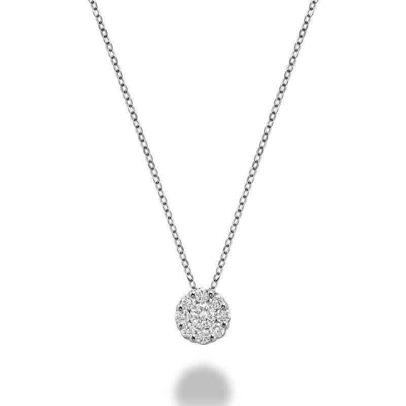 Cluster Diamond Pendant